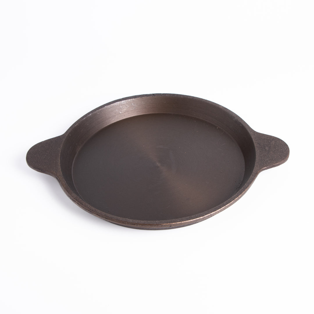 Pre-seasoned Cast Iron  Double Handle Fry Pan(8.5 Inches)
