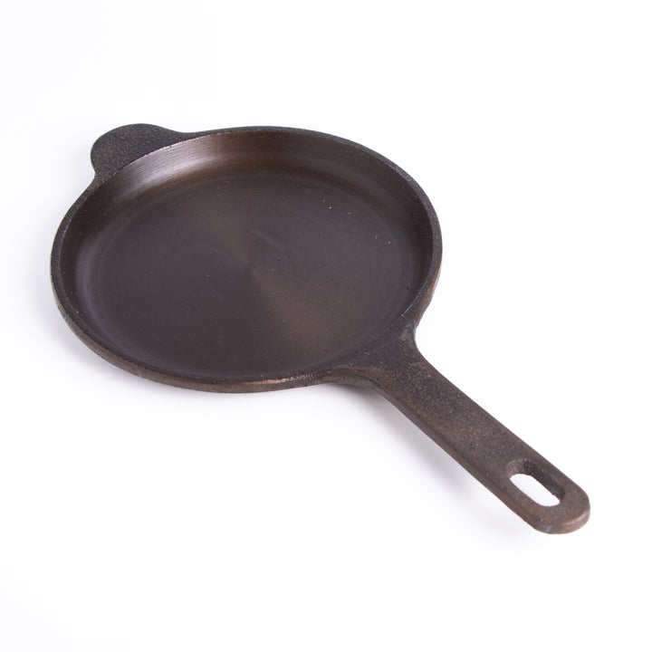 Pre-seasoned Cast Iron Fry Pan With Long Handle(7.5 Inches)