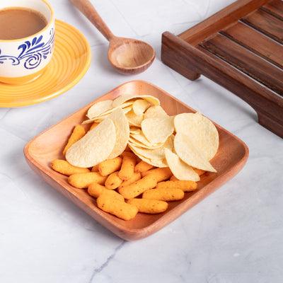 Neem Wood Serving Small Snack Plate/Tray