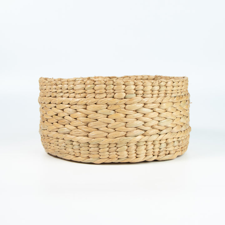 Natural Sabai Grass Multipurpose Storage Organizer(Small/Round)-Kuana Grass-Fabartistry
