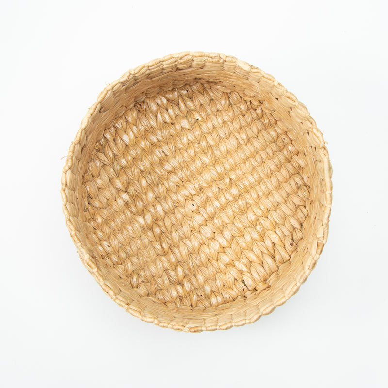 Natural Sabai Grass  Multipurpose Storage Organizer(Small/Round)