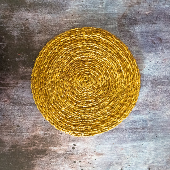 Sabai/River Grass Placemats Red and Yellow Pack of 2