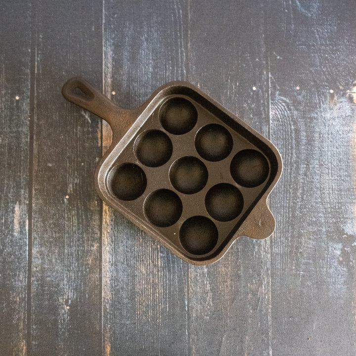 Buy Pre Seasoned Cast Iron Appam Maker, 9 Pit - Fabartistry