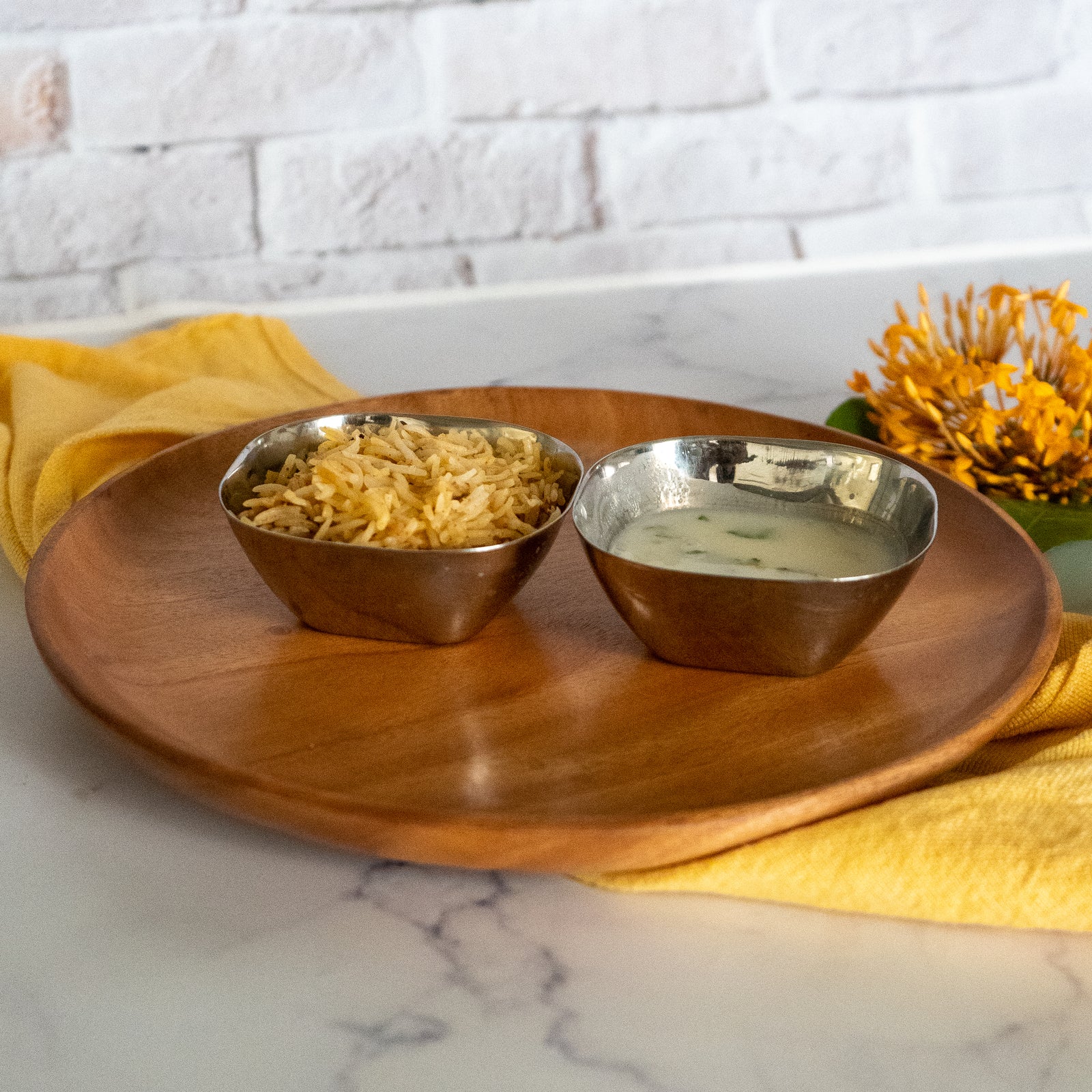 Buy Pure Neem Wood Dinner Plate 11 Inch - Fabartistry