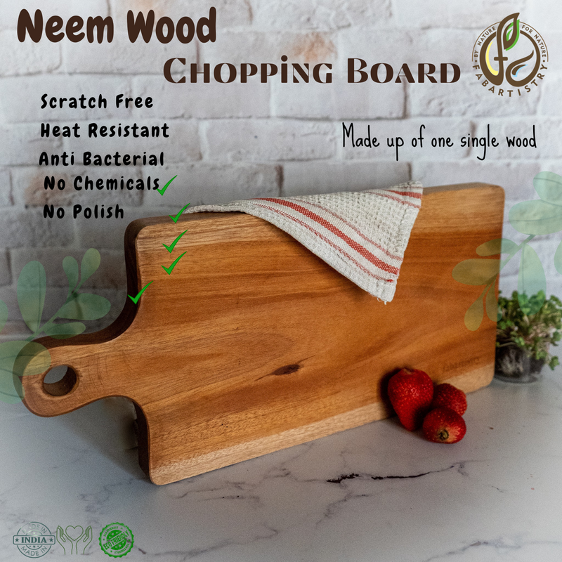 Neem Wood Chopping Board (Long)