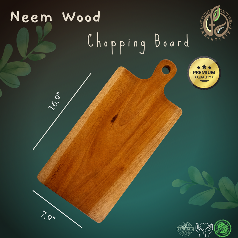 Neem Wood Chopping Board (Long)