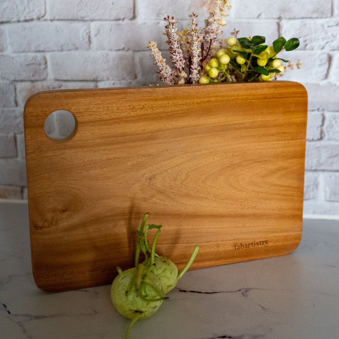 Pure Neem Wood Rectangular Chopping Board (13.5*8.5inches) freeshipping - fabartistry