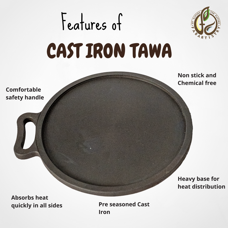 Buy 11 Inches Cast Iron Dosa Tawa Online at Best Price