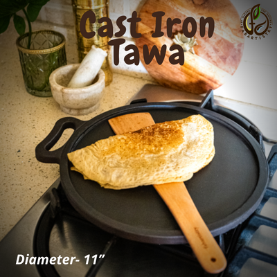Buy 11 Inches Cast Iron Dosa Tawa Online at Best Price