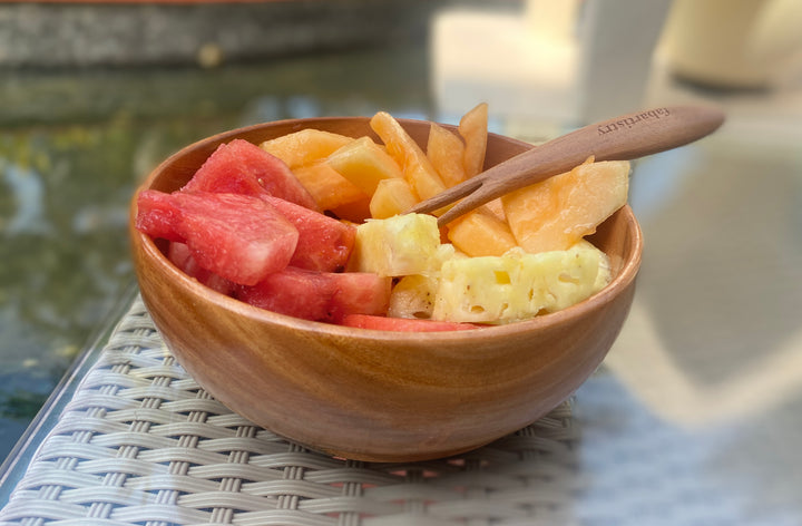 Neem Wood Serving/ Salad Bowl