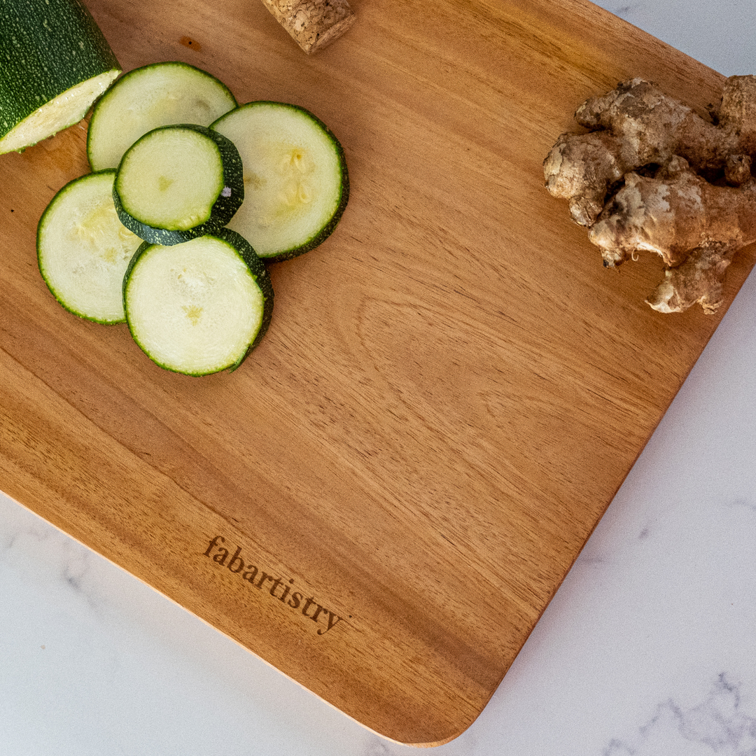Pure Neem Wood Rectangular Chopping Board (13.5*8.5inches) freeshipping - fabartistry