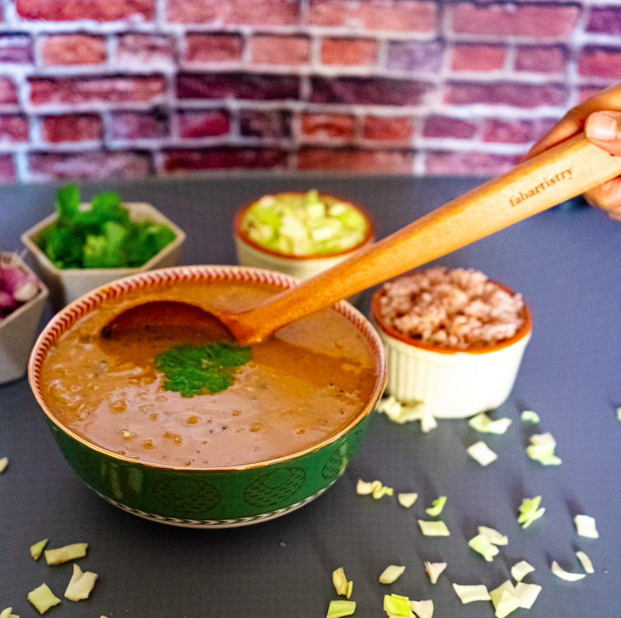 Pure Neem Wood Kitchen Ladles for Rice ,Curry, Vegetables freeshipping - fabartistry