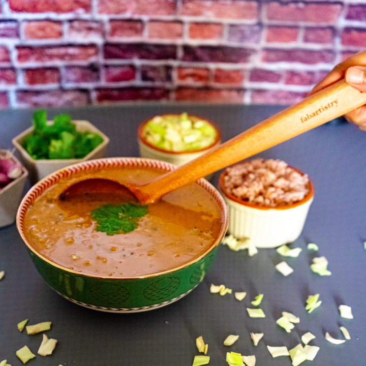 Pure Neem Wood Kitchen Ladles for Curry and Dosa freeshipping - fabartistry