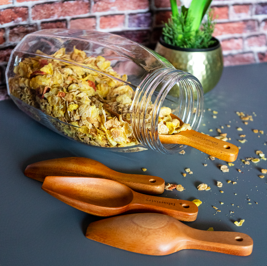 Pure Neem Wood Scoop Pack of 4 (6 inches) freeshipping - fabartistry