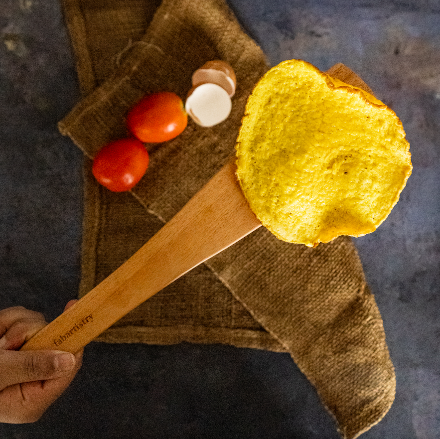 Neem Wood Ladles Set Of 4 (Rice, Curry, Vegetables and Dosa)-Neem Wood-Fabartistry