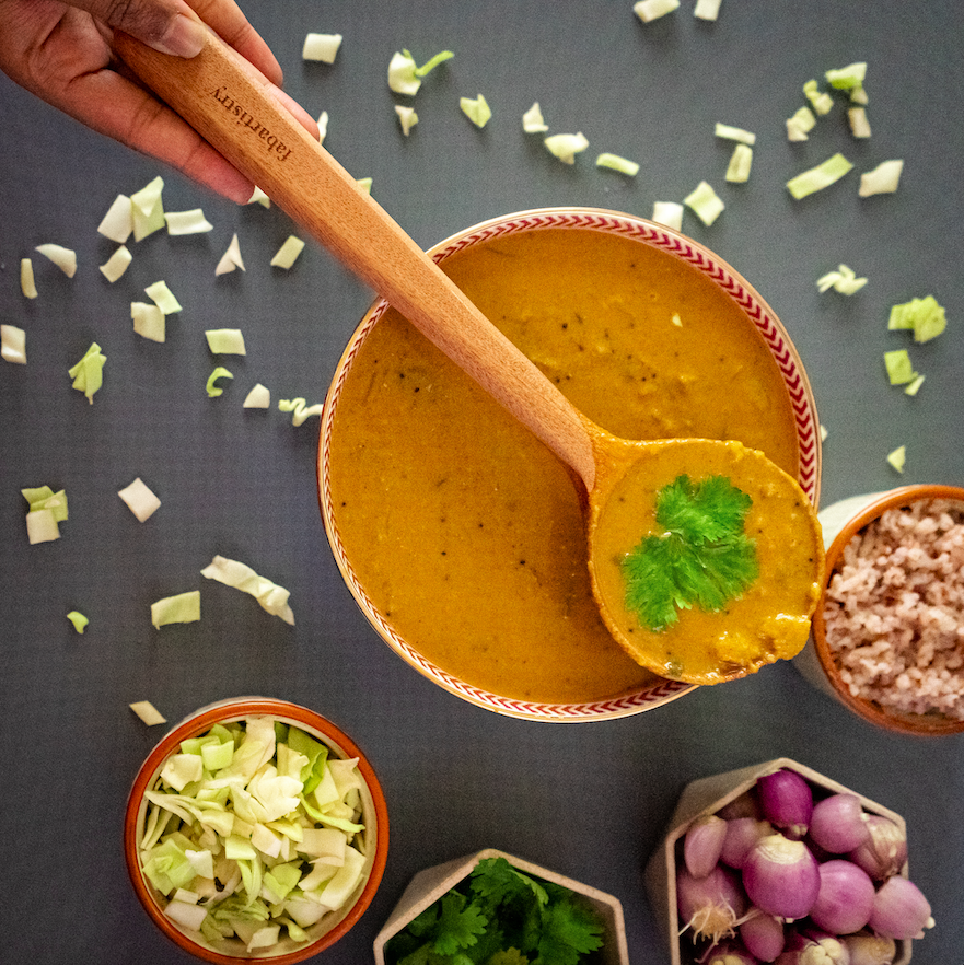Neem Wood Ladles Set of 2 (Rice &amp; Curry)