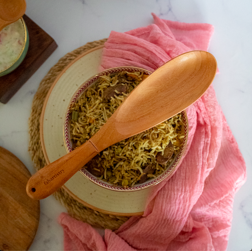 Neem Wood Rice/Biryani Ladle