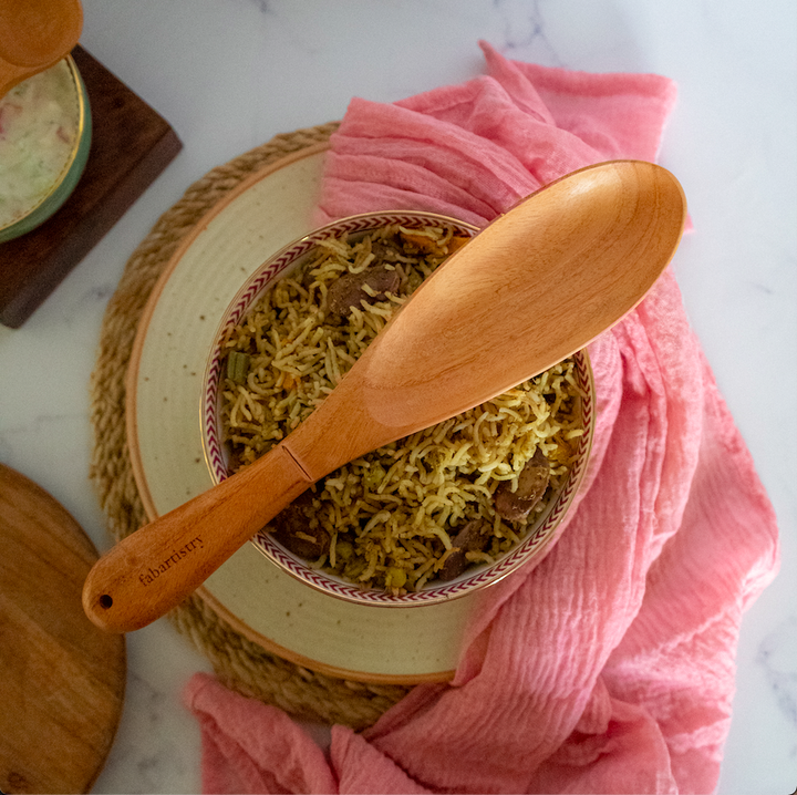 Neem Wood Rice/Biryani Ladle